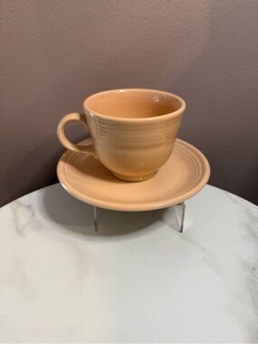 Fiesta Apricot Cup and Saucer